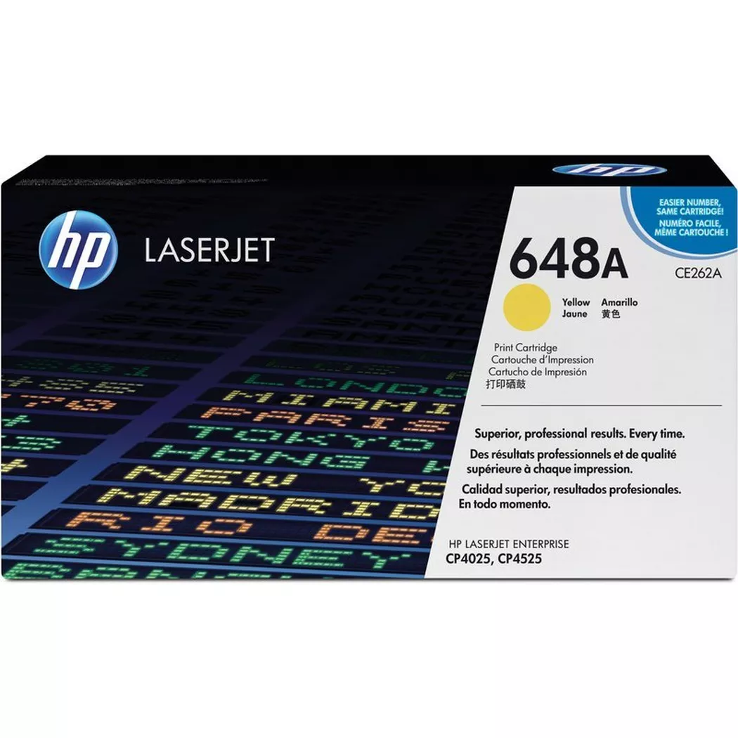 Hewlett-Packard – HP Toner-Modul 648A yellow CE262A Color LJ CP4025 11’000 Seiten, One Size