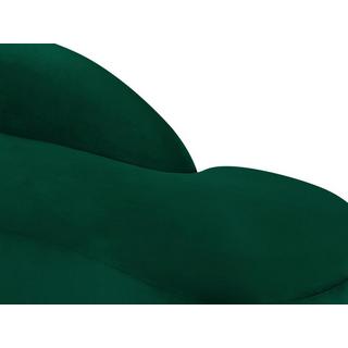 PASCAL MORABITO Chaise longue in Velluto Verde - Angolo a destra LONIGO di PASCAL MORABITO  