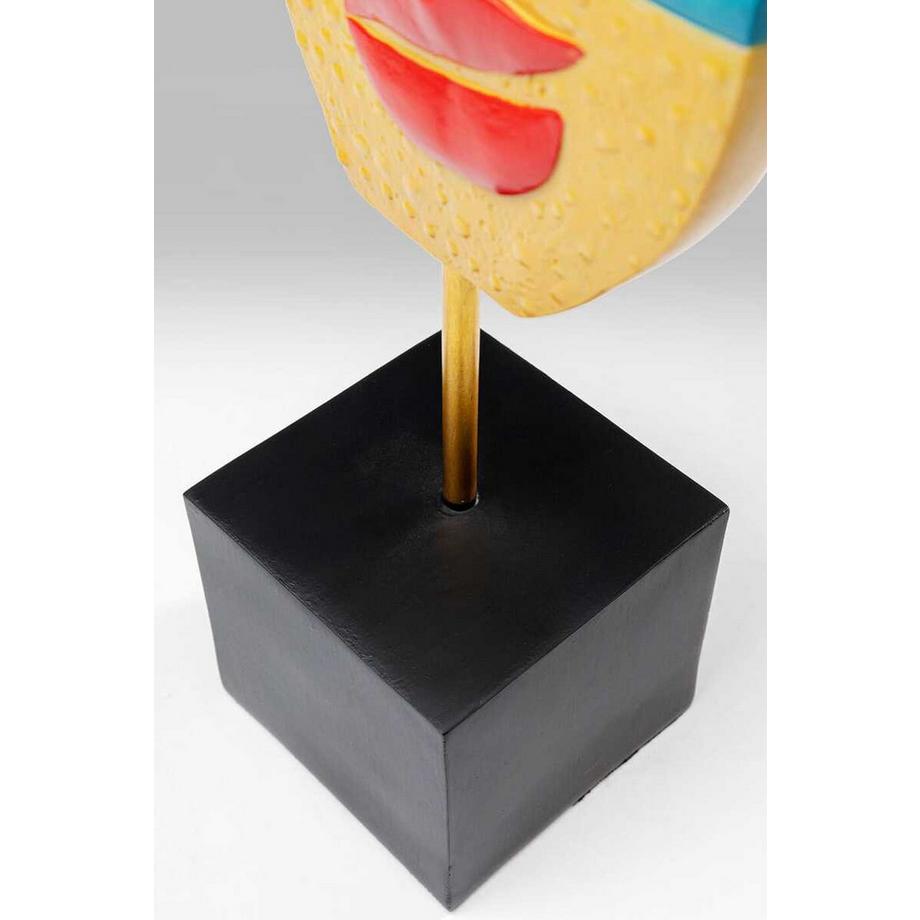 KARE Design Objet décoratif Abstract Face Multicolour 52  