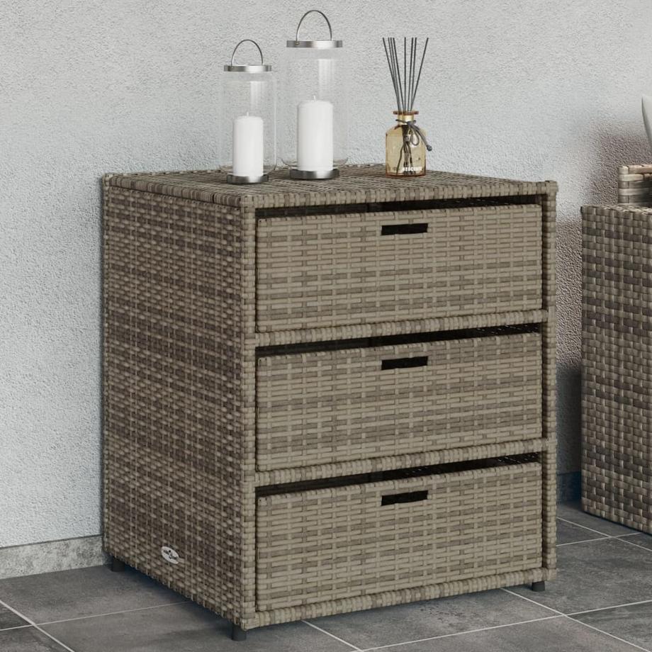 VidaXL Gartenschrank poly-rattan  
