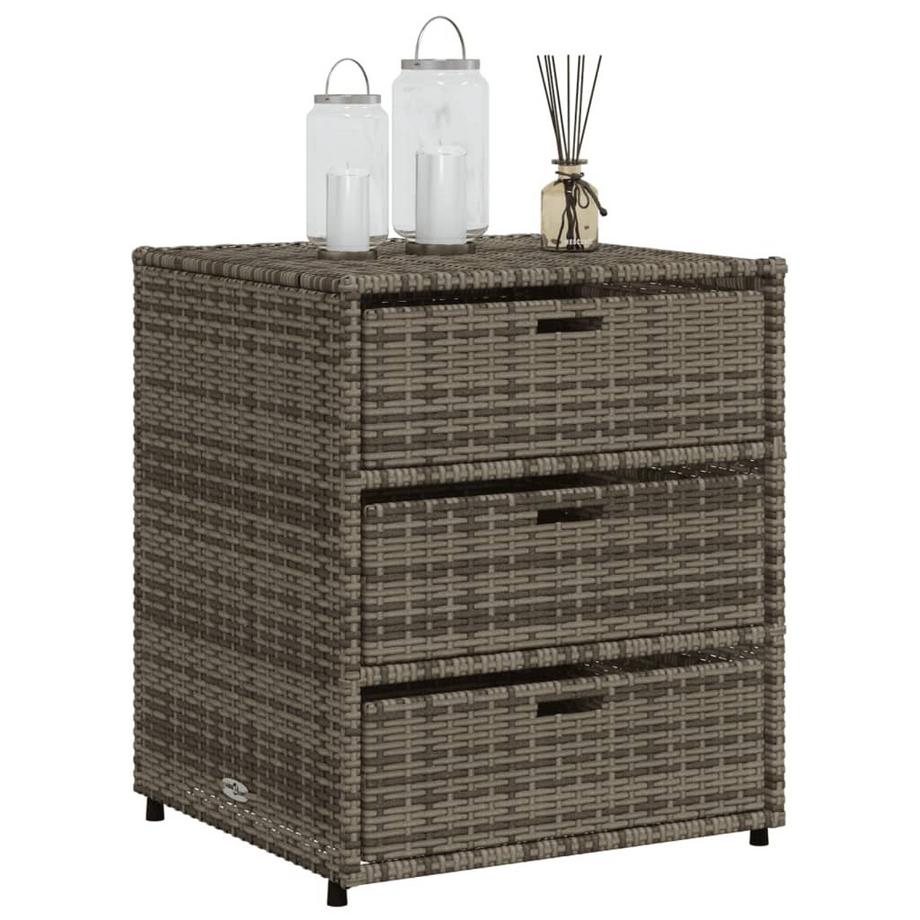 VidaXL Gartenschrank poly-rattan  