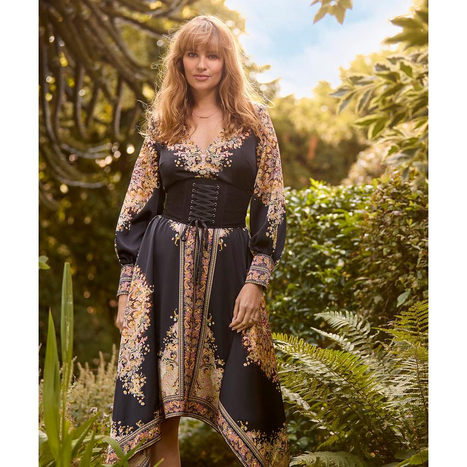 Joe Browns Robe Ourlet Mouchoir Motif Bordure  