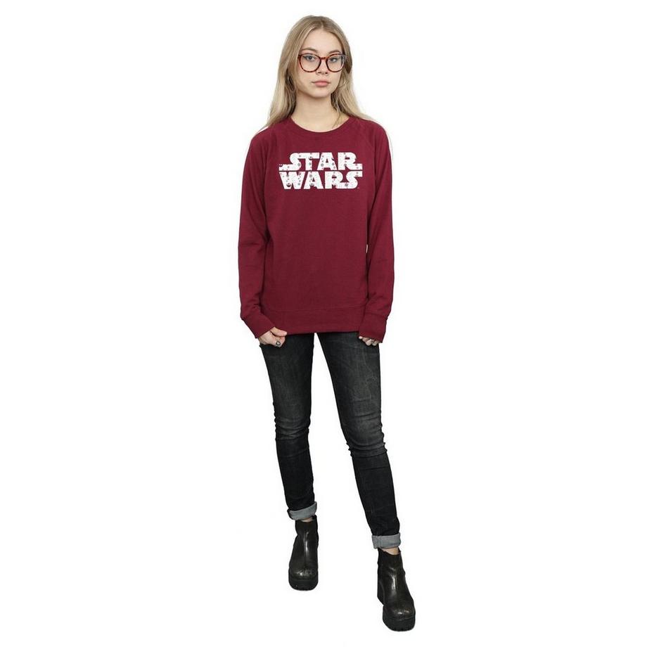 STAR WARS Star Wars Christmas Logo Slim Fit Felpa  