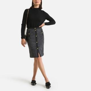 La Redoute Collections  Pull en cachemire col montant en fine maille 