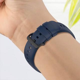 Avizar  Oppo Watch 3 Silikonarmband Dunkelblau 