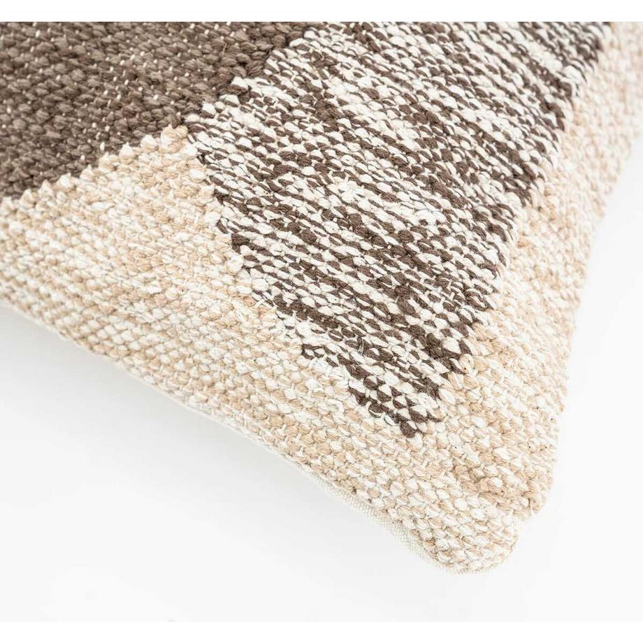 mutoni Coussin Art marron  