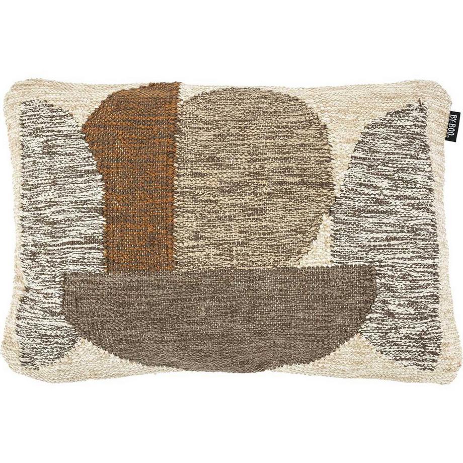 mutoni Coussin Art marron  