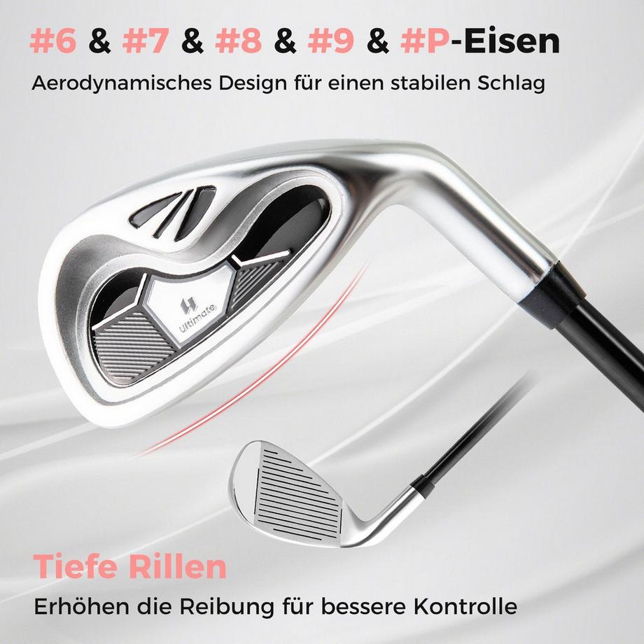Northix  Set di mazze da golf da donna con borsa 