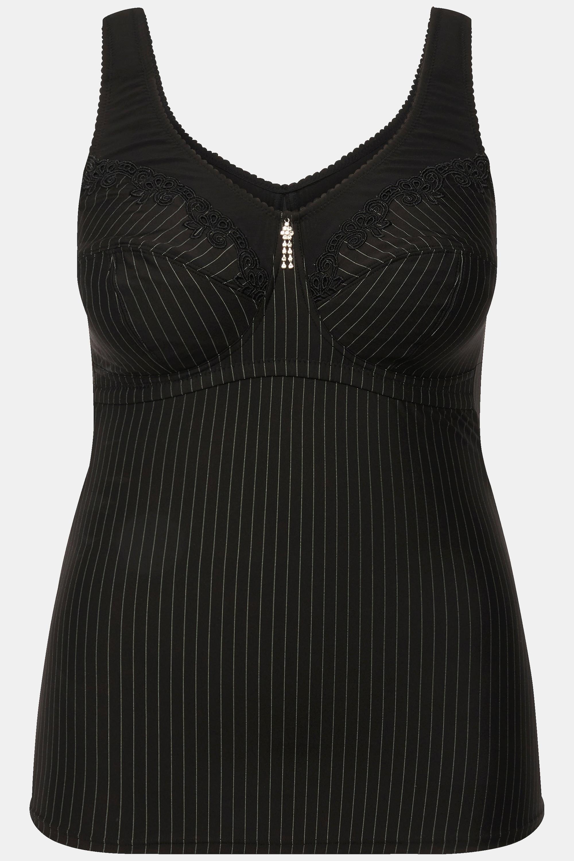 Ulla Popken Bodyforming Top Fines Rayures  