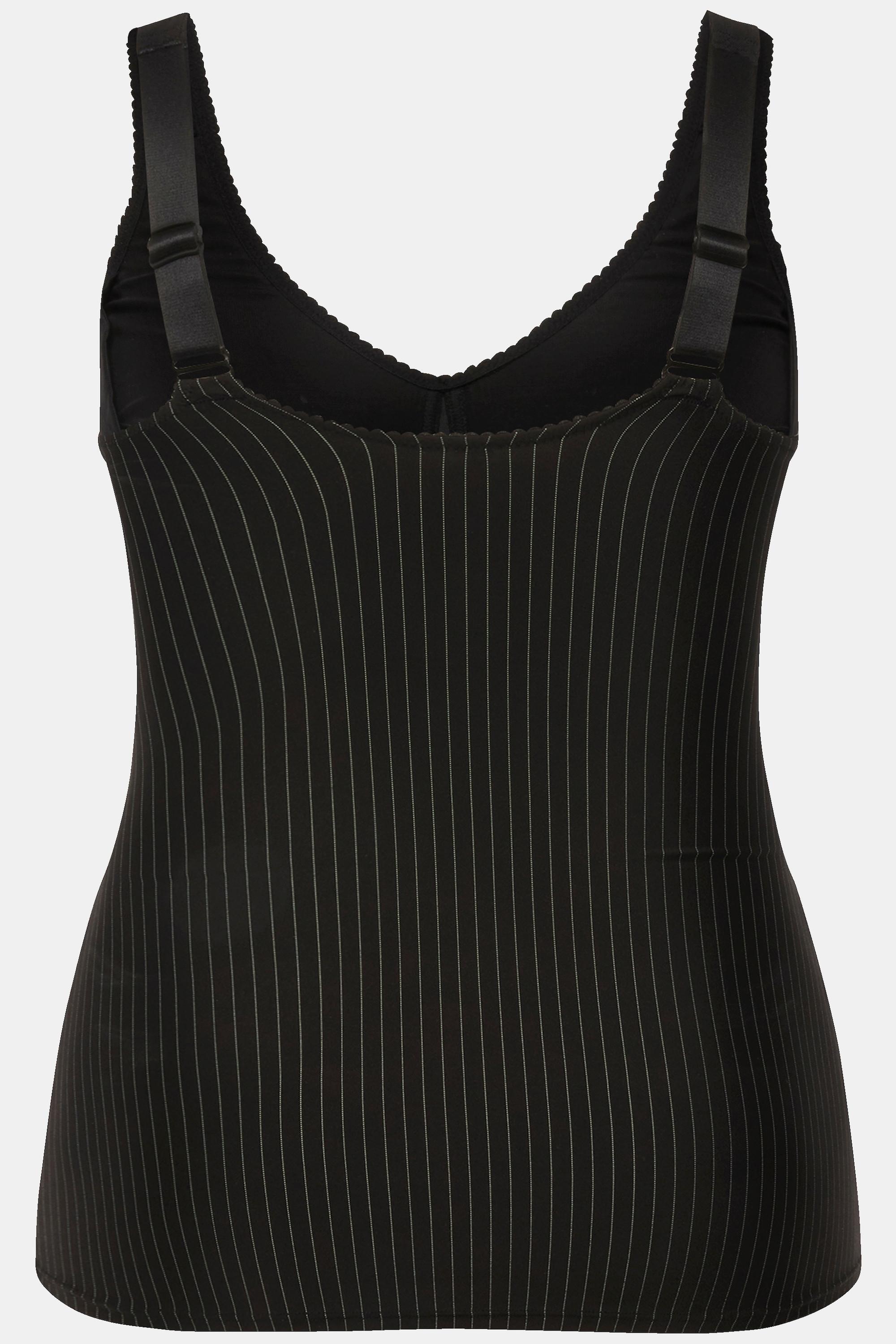 Ulla Popken Bodyforming Top Fines Rayures  