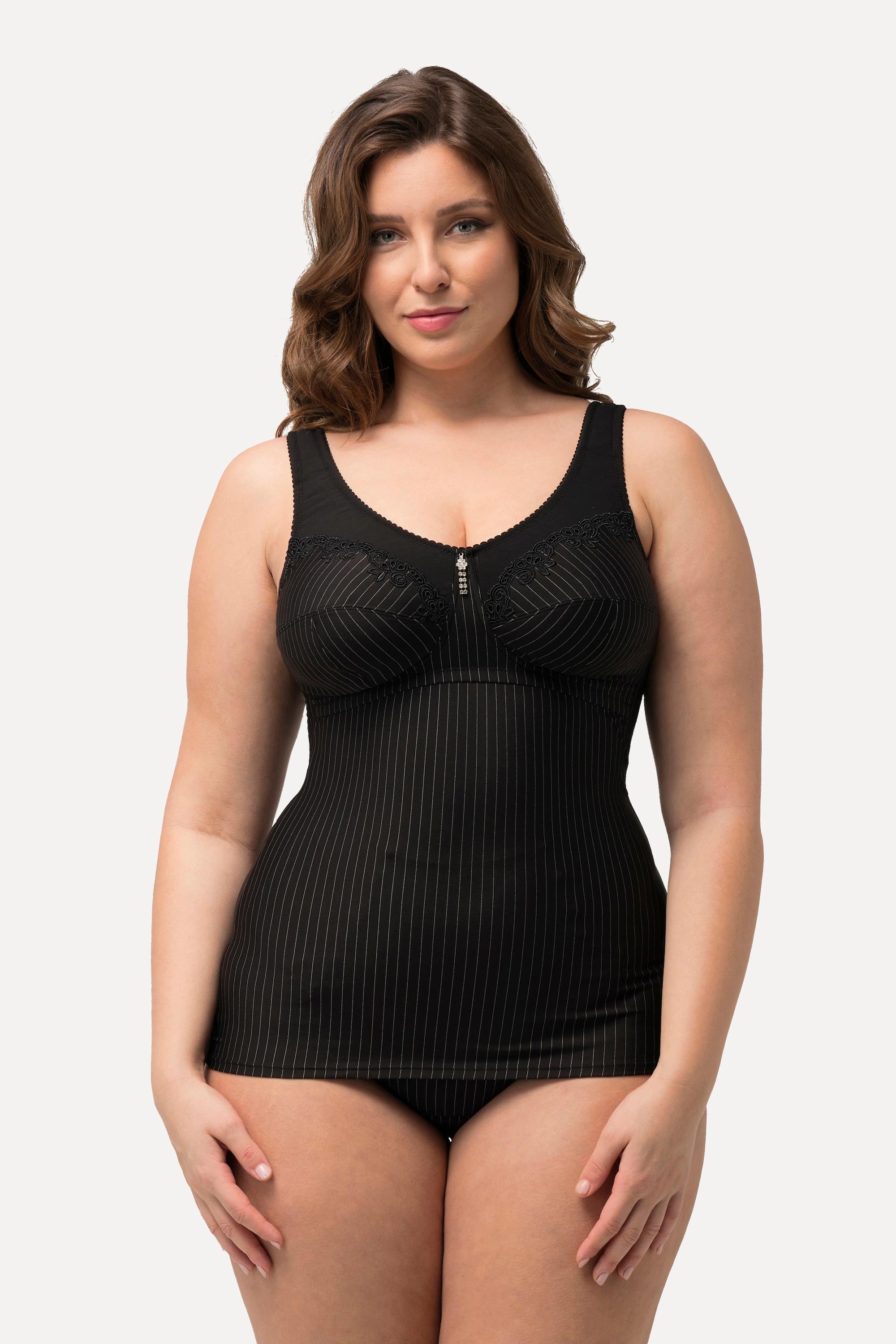 Ulla Popken Bodyforming Top Fines Rayures  