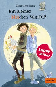 Ein kleines bisschen Vampir Haas, Christine; Vöhringer, Katharina (Illustrationen); Vöhringer, Katharina (Zeichnungen) Couverture rigide 