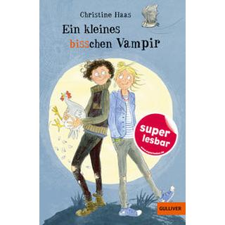 Ein kleines bisschen Vampir Haas, Christine; Vöhringer, Katharina (Illustrationen); Vöhringer, Katharina (Zeichnungen) Couverture rigide 