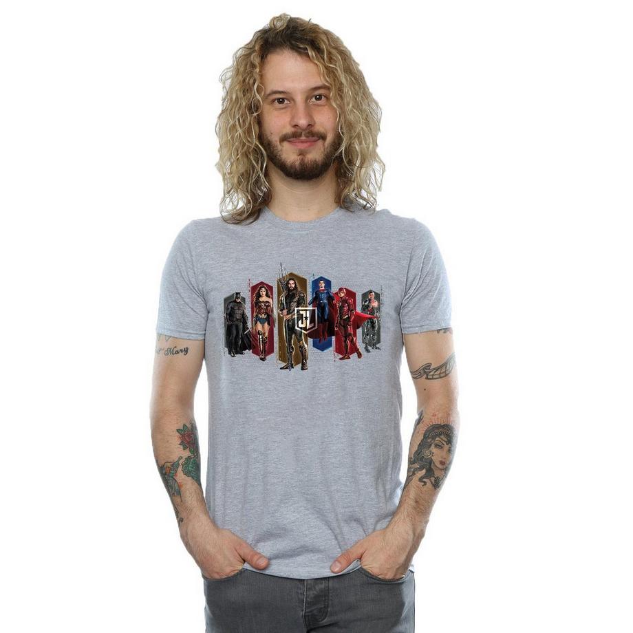 DC COMICS Justice League Bedrucktes T-Shirt  