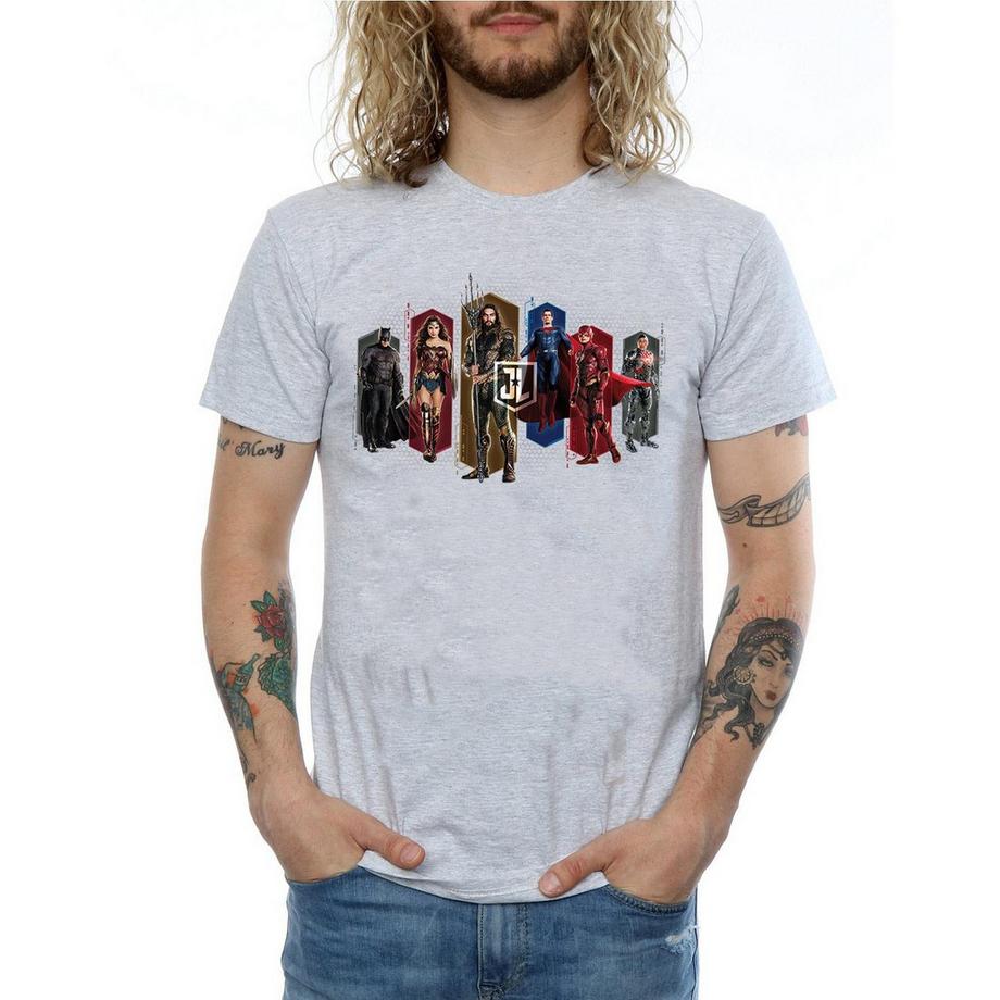 DC COMICS Justice League Bedrucktes T-Shirt  