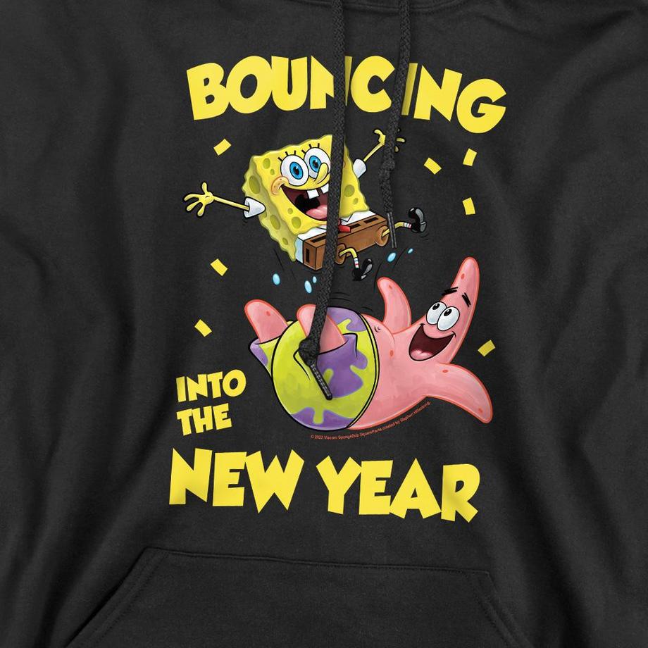 Nickelodeon Bouncing Into The New Year Felpa Con Cappuccio  