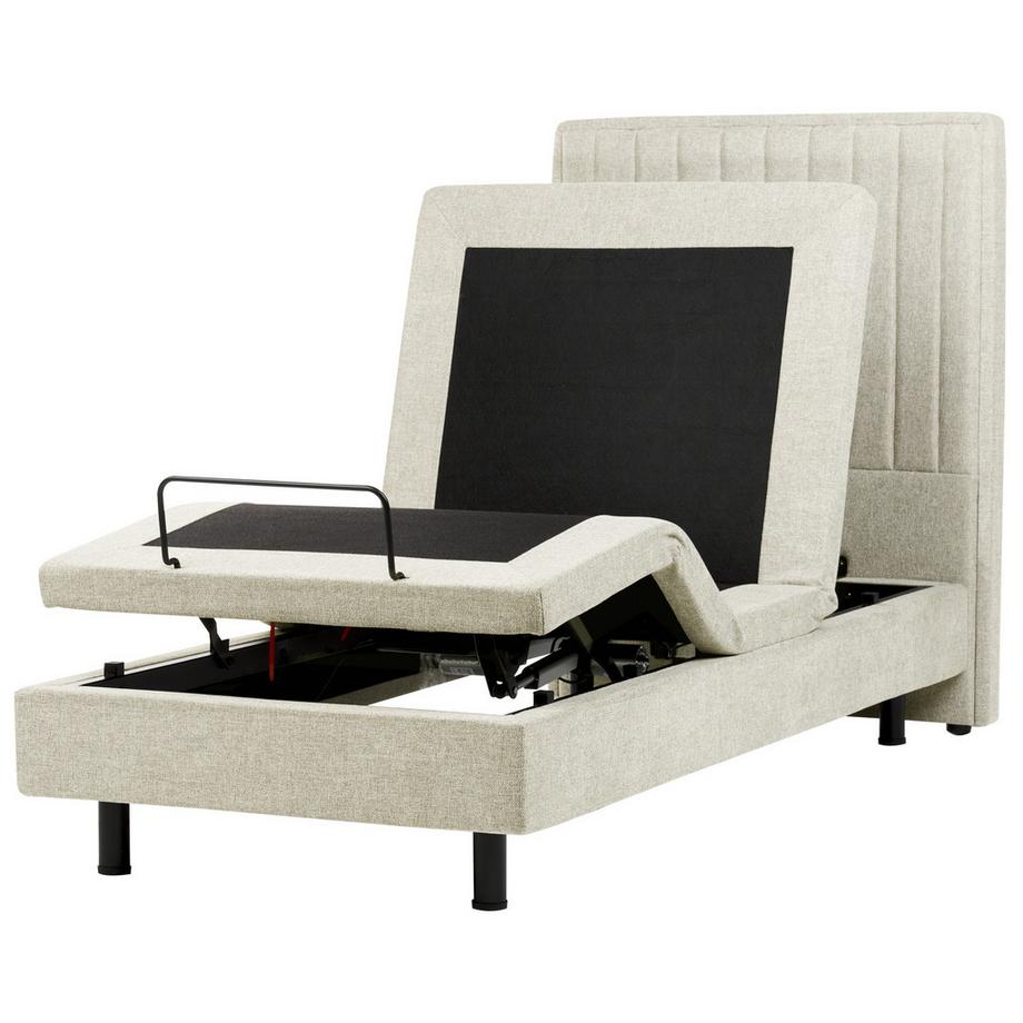 Beliani Letto regolabile en Tessuto  CASTELLAN  