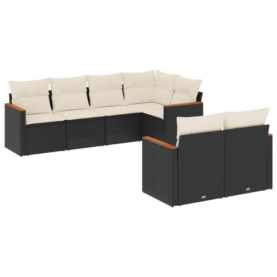 set divano da giardino Polirattan