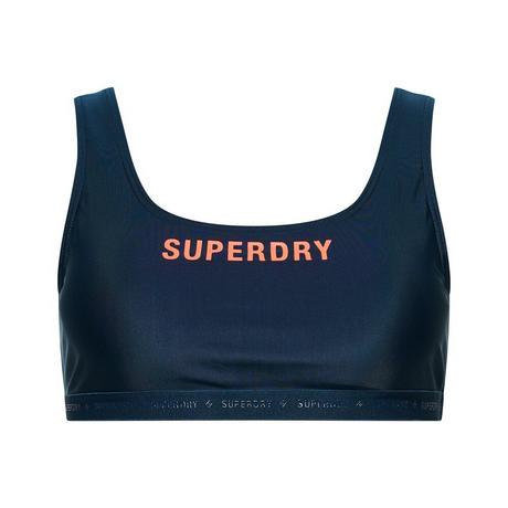 Superdry Code Micro Elastisches Badeanzugoberteil  