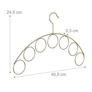 Northix Kleiderbügel mit Schalhalter  