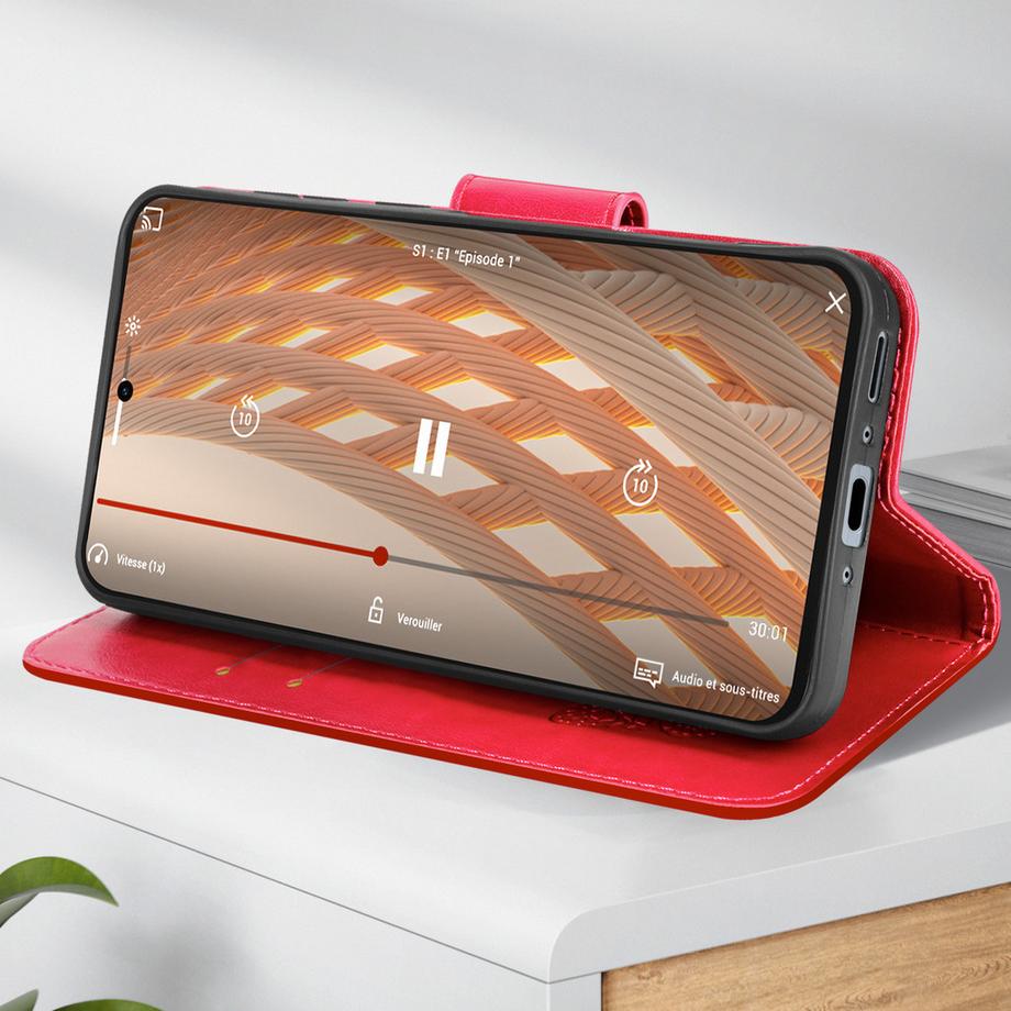 Avizar  Hülle Samsung A35 5G Schmetterling Rosa 