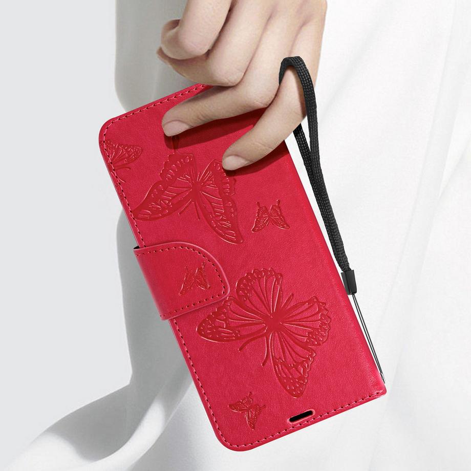 Avizar  Hülle Samsung A35 5G Schmetterling Rosa 