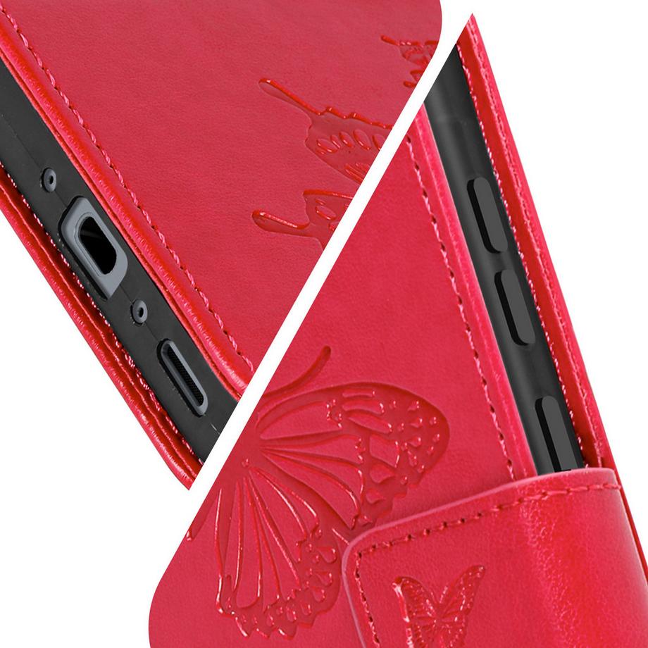 Avizar  Hülle Samsung A35 5G Schmetterling Rosa 