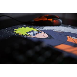 KONIX  Naruto KX MOUSEPAD XXL BLACK Gaming-Mauspad Schwarz, Orange 