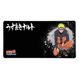 KONIX  Naruto KX MOUSEPAD XXL BLACK Gaming-Mauspad Schwarz, Orange 