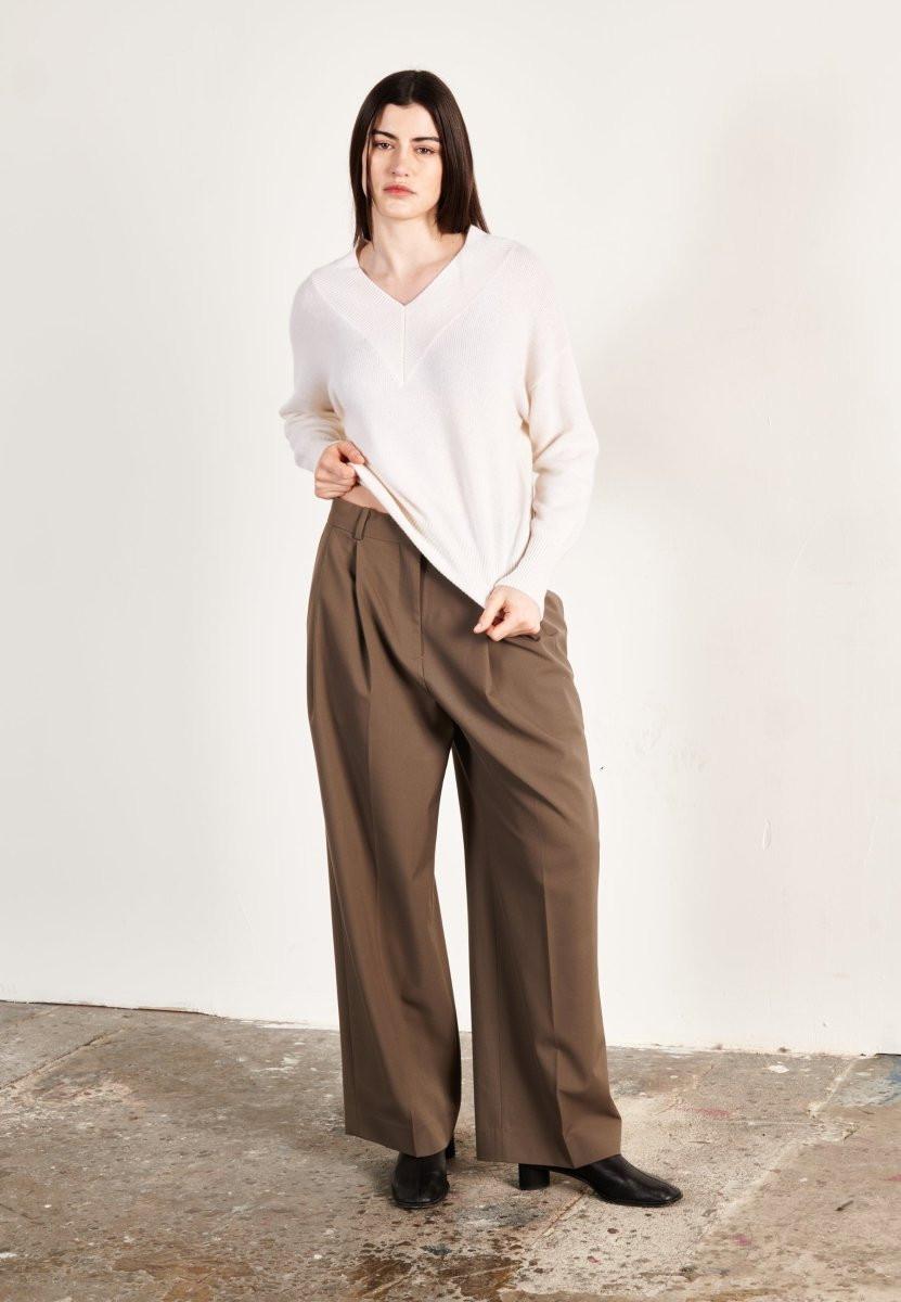 Studio Cashmere8 HANA 12 Kaschmir V-Ausschnitt Pullover  