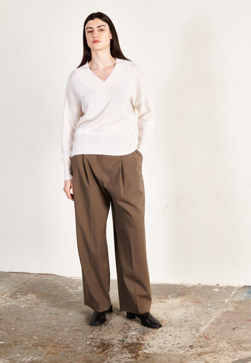 Studio Cashmere8 HANA 12 Kaschmir V-Ausschnitt Pullover  