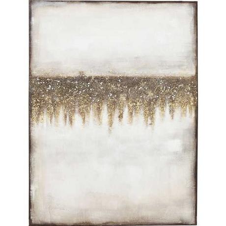 KARE Design Dipinto ad olio Campi astratti 120x90cm  