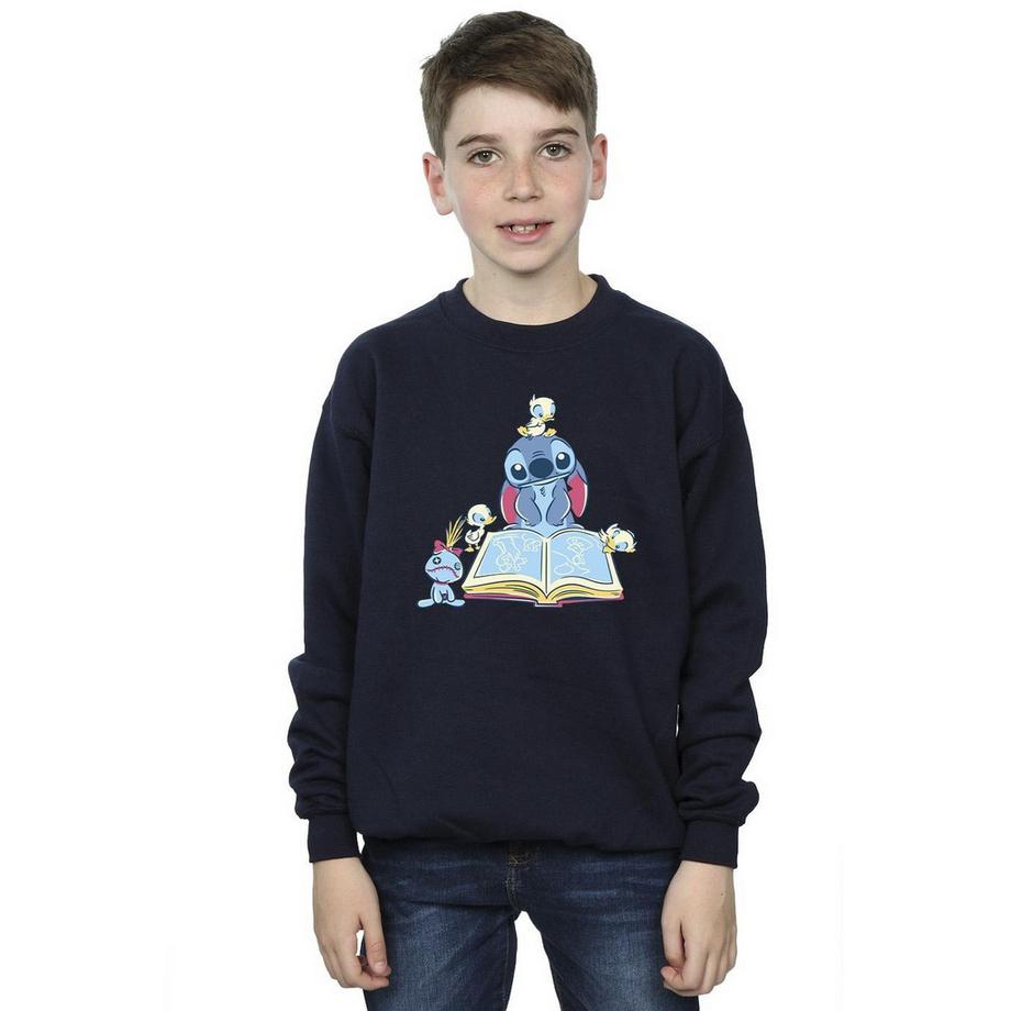 Disney  Reading Reading A Book Sweatshirt 