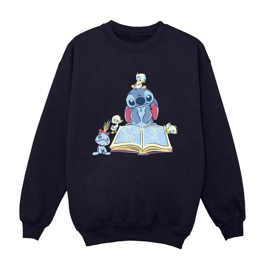 Disney  Reading Reading A Book Sweatshirt 
