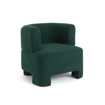 Fauteuil petit modèle tissu bouclette