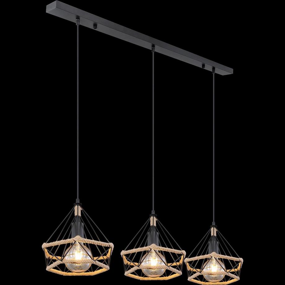 mutoni Hängeleuchte Ulleu Metall  matt 3xE27  