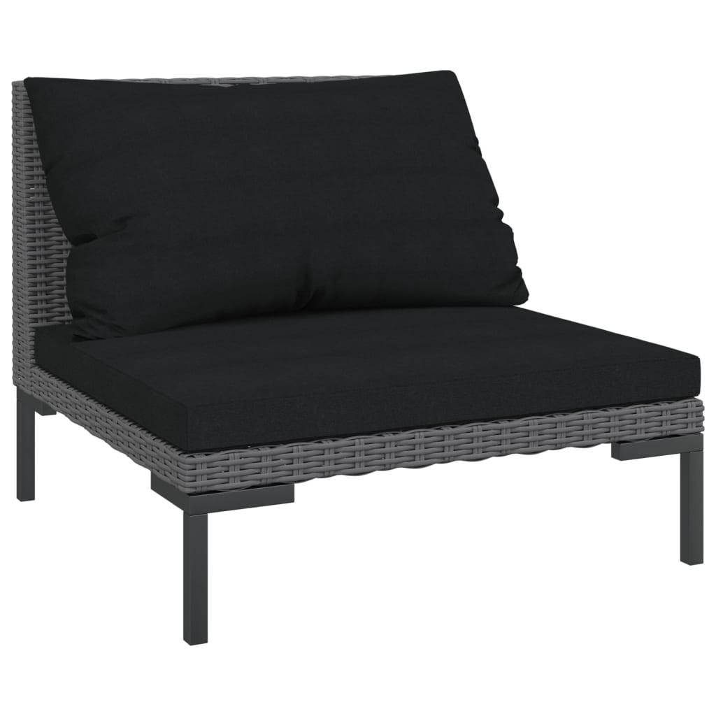 VidaXL Gartensofa poly-rattan  