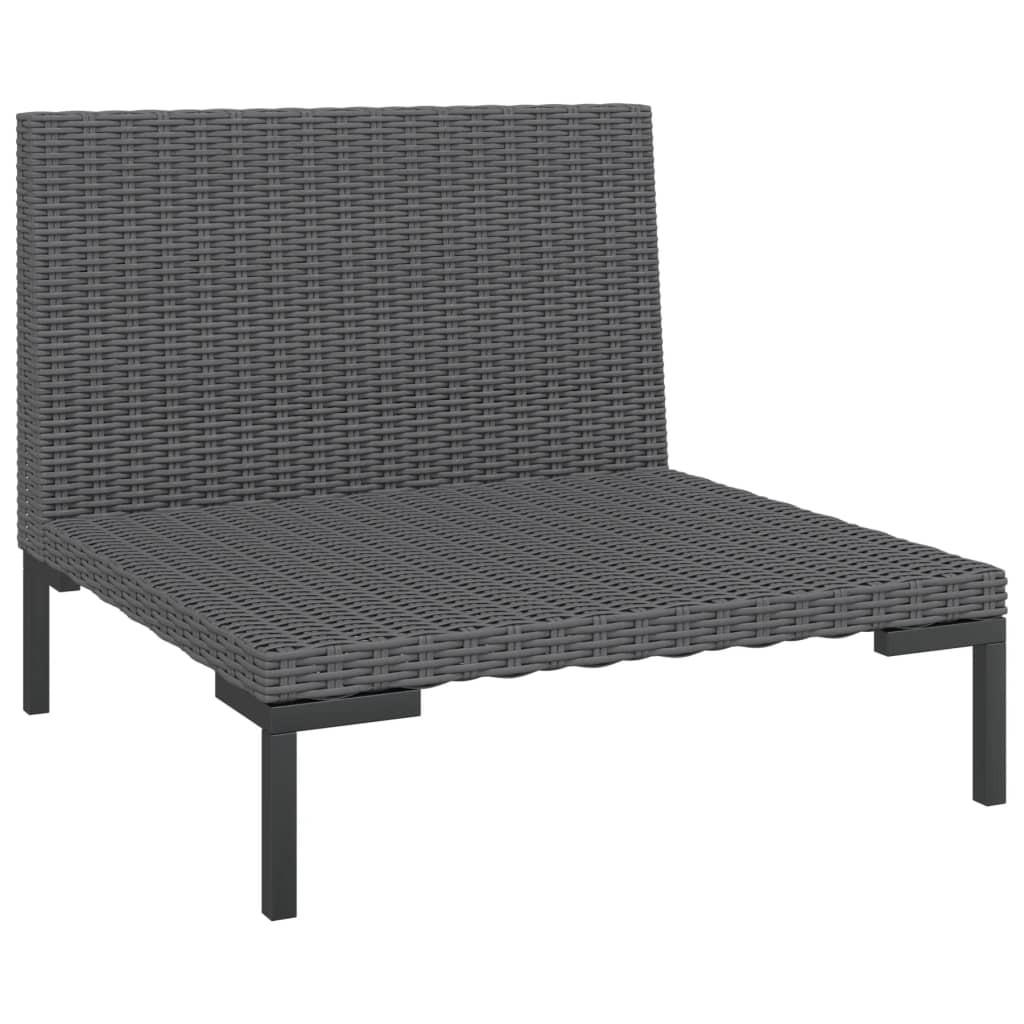 VidaXL Gartensofa poly-rattan  