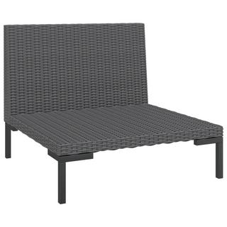 VidaXL Canapé de jardin rotin synthétique  