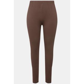 Ulla Popken  Legging en coton avec taille élastique, coupe Slim 