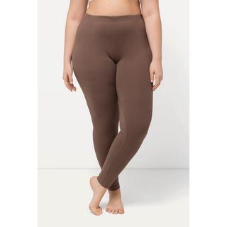 Ulla Popken  Legging en coton avec taille élastique, coupe Slim 