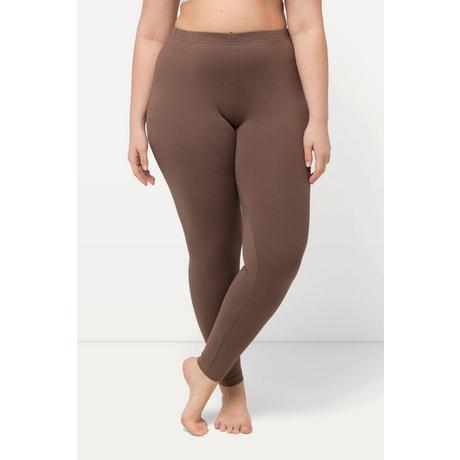 Ulla Popken  Legging en coton avec taille élastique, coupe Slim 