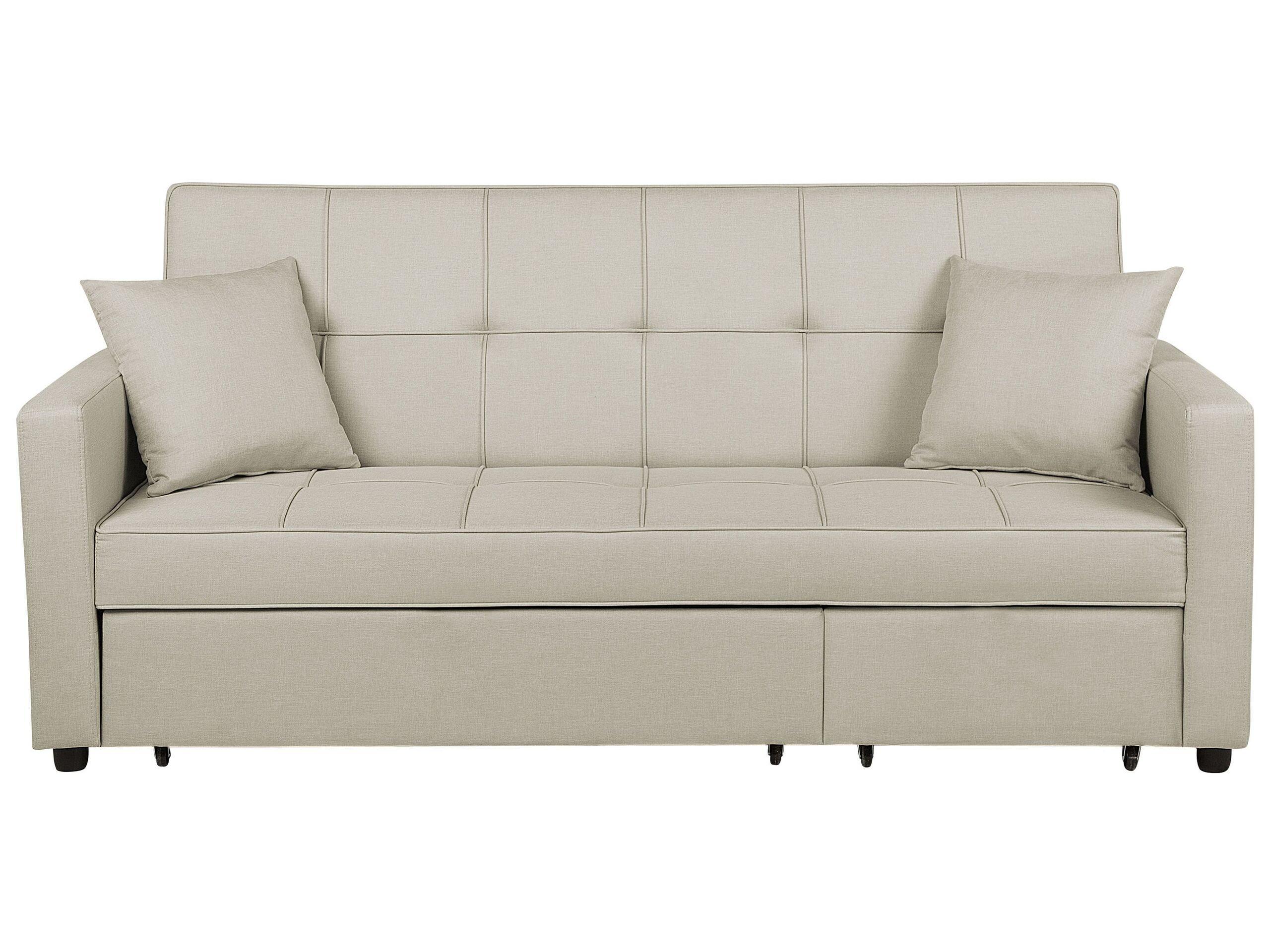 Beliani Schlafsofa aus Polyester Modern GLOMMA  