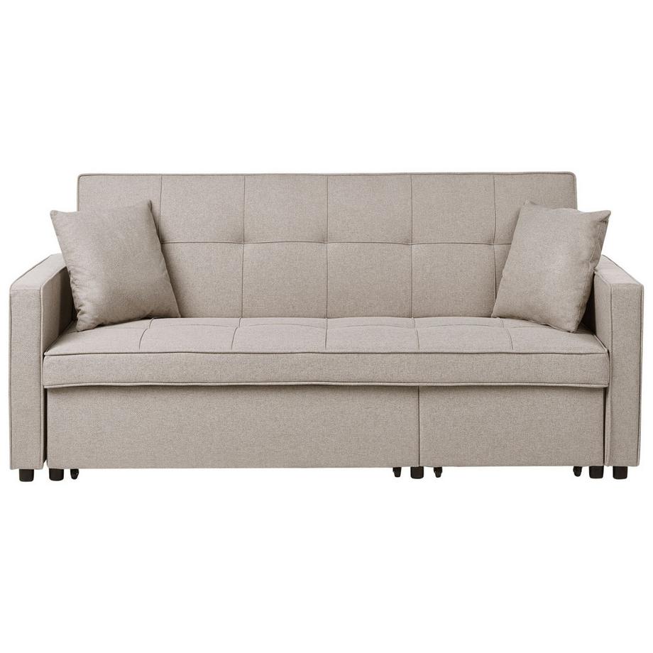 Beliani Canapé-lit en Tissu Moderne GLOMMA  