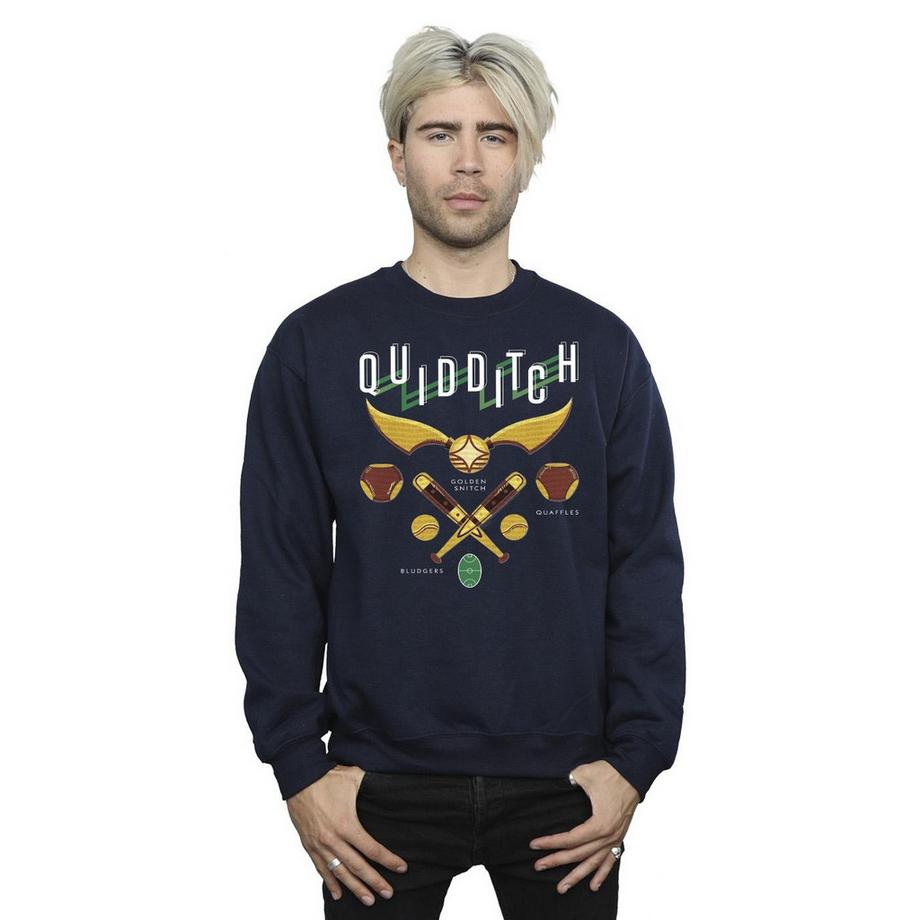 HARRY-POTTER Quidditch Bludgers Quaffles Sweatshirt  