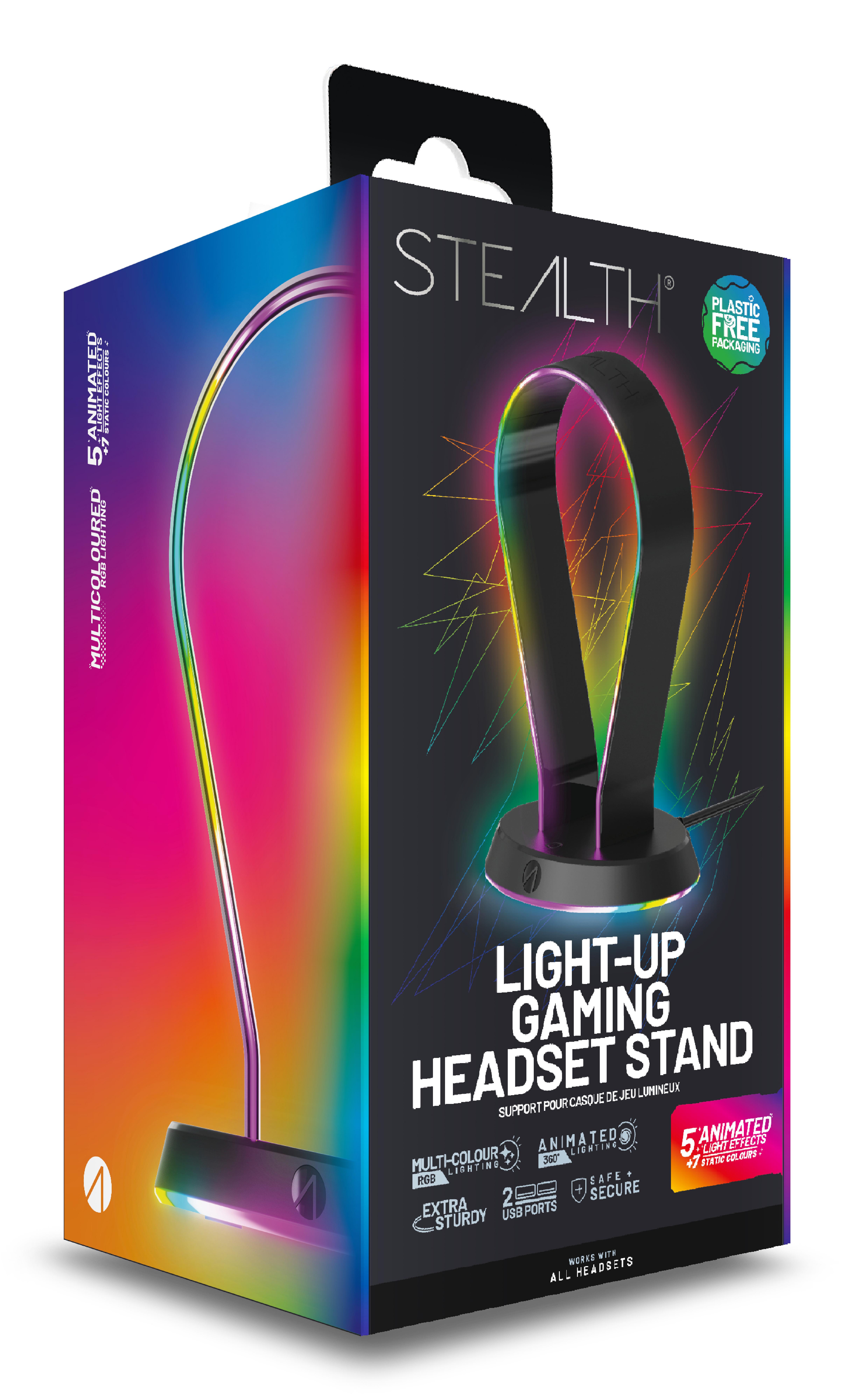 Stealth  STEALTH Gaming Light-Up Supporto per cuffie 