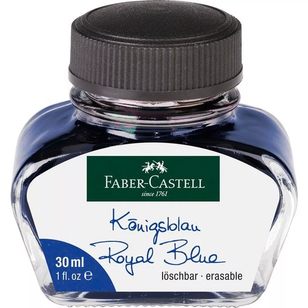 Faber-Castell -  Tintenglas 30ml 149839 königsblau, One Size