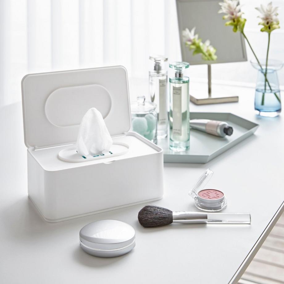 Yamazaki SMART Feuchttücherbox   Weiss  