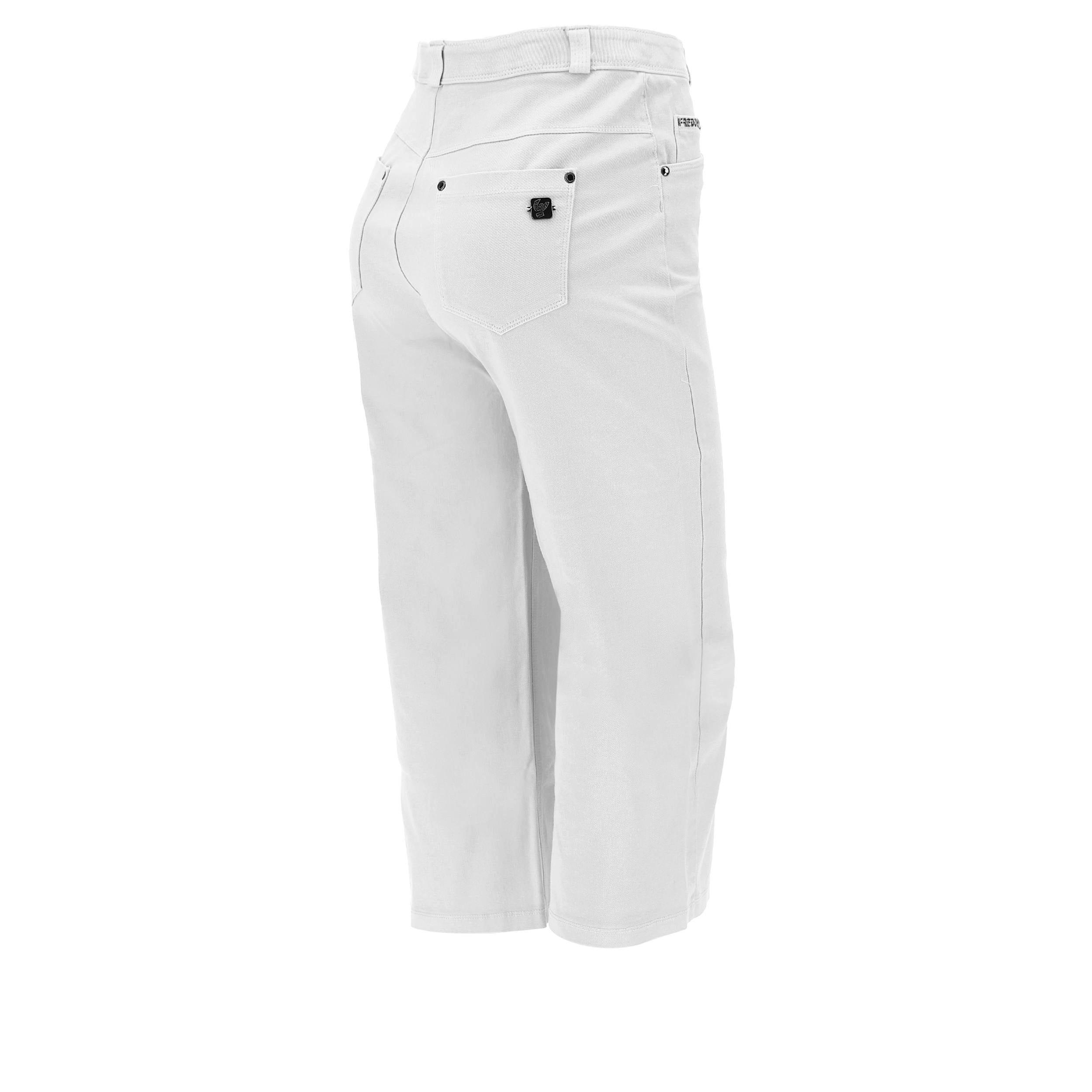 FREDDY Black Classic 3/4 Wide Leg Jeans  