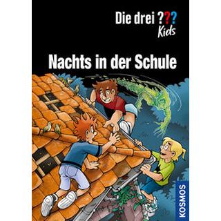 Die drei ??? Kids, Nachts in der Schule Pfeiffer, Boris; Kampmann, Stefani (Illustrationen) Copertina rigida 